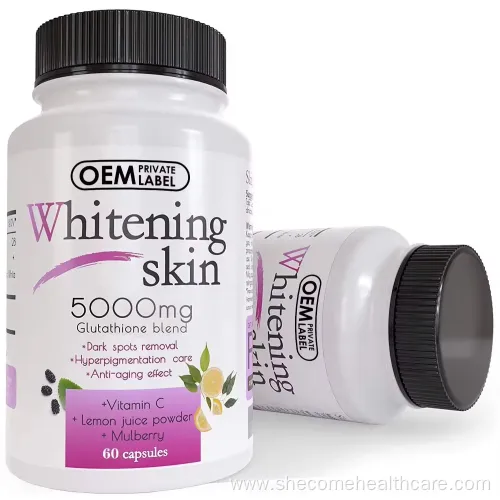 OEM Glutathione Capsules for Skin Whitening and Anti-Aging